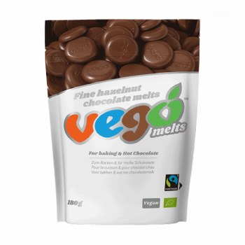 Vego Hazelnut Chocolate Melts 180g