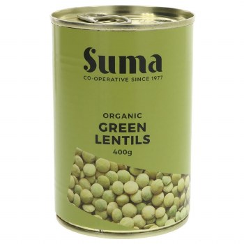 Suma Organic Green Lentils 400g