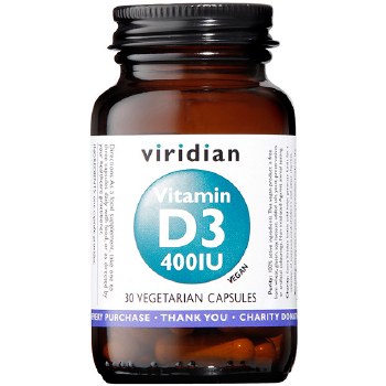 Viridian Vitamin D3 (Vegan) 400iu