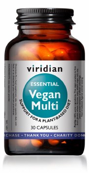 Viridian Essential Vegan Multi 30 Capsules