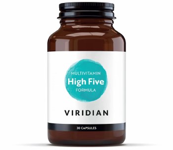 Viridian HIGH FIVE Multivitamin & Mineral Formula 30 Capsules