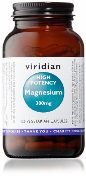 Viridian High Potency Magnesium 300mg 120 Capsules