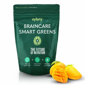 Vybey Braincare Smart Greens Mango 180g