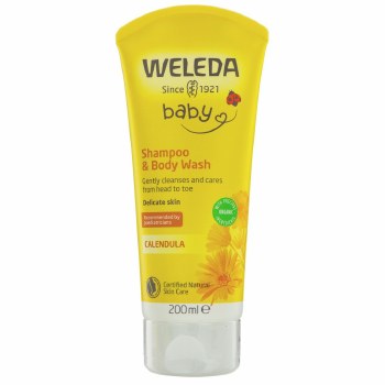 Weleda Baby Shampoo and Body Calendula Wash 200ml