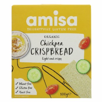 Amisa Organic Gluten Free Chickpea Crispbread