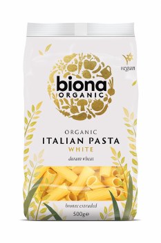 Biona Organic White Wheat Rigatoni 500g