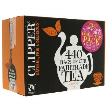 Clipper Fairtrade Everyday One Cup Tea 440bag