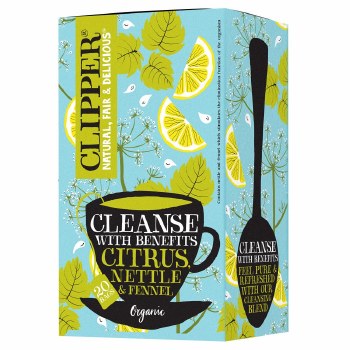 Clipper Organic Cleanse With Benefits Tea