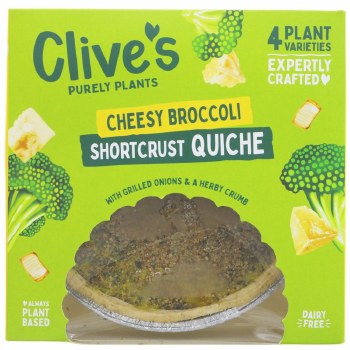 Clive's Cheesy Broccoli Quiche