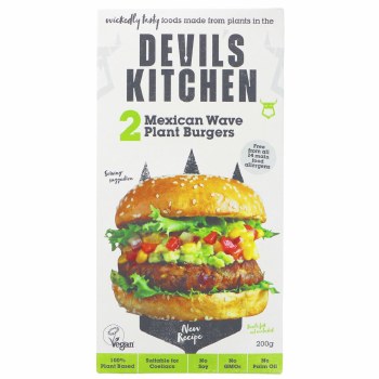 Devil's Kitchen Vegan Mexican Burgers