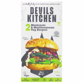 Devil's Kitchen Vegan Mushroom Burgers
