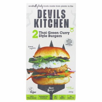 Devil's Kitchen Vegan Thai Style Burgers