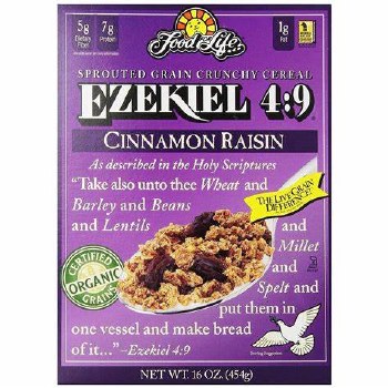 Food for Life Whole Grain Cereal Cinnamon Raisin 454g