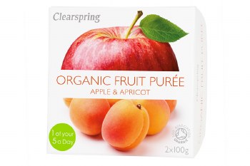Clearspring Apple + Apricot Puree
