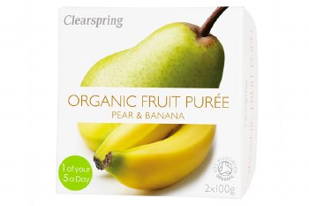 Clearspring Fruit Puree Pear and Banana Puree