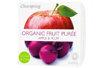 Clearspring Organic Apple + Plum Puree