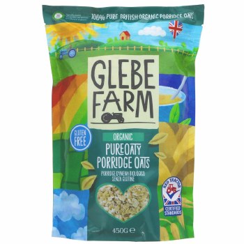 Glebe Farm Organic Gluten Free Porridge Oats 450g