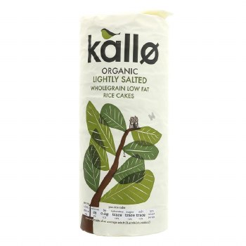 Kallo Organic Whole Grain and Salt Ricecakes