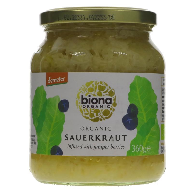 Biona Organic Demeter Sauerkraut Fairhaven Wholefoods Ltd