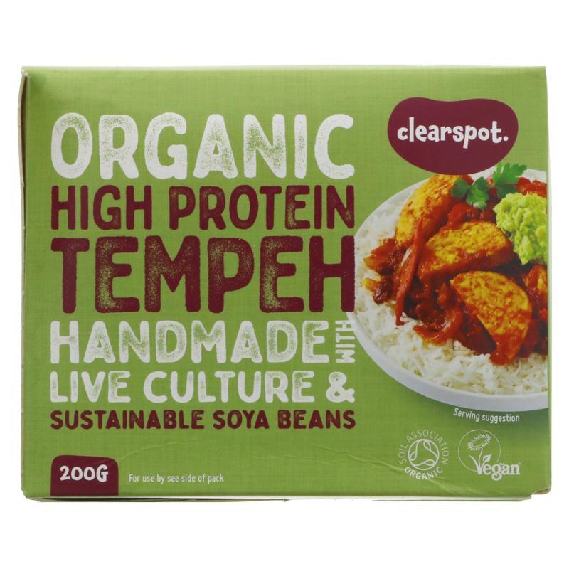 Clearspot Organic Tempeh 200g Fairhaven Wholefoods Ltd