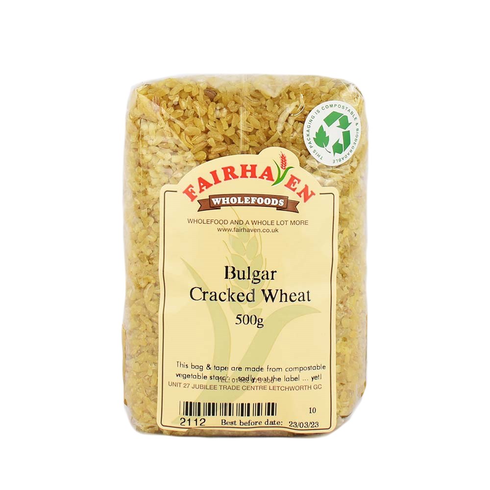 Fairhaven Wholefoods Cracked Bulgar Wheat 500g Fairhaven Wholefoods Ltd