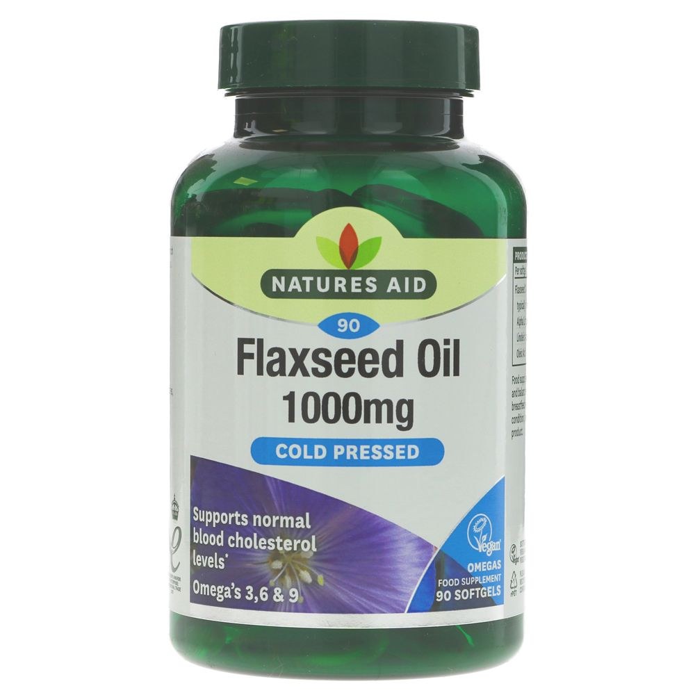 Natures Aid Flaxseed Oil 1000mg Fairhaven Wholefoods Ltd