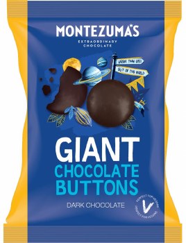Montezuma Giant Dark Chocolate Buttons 120g