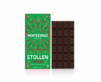 Montezumas Stollen Dark Chocolate Bar 90g