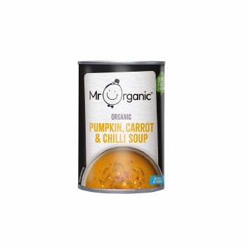 Mr Organic Pumpkin, Carrot & Chilli Soup