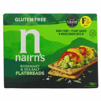 Nairns Rosemary & Sea Salt Flatbreads