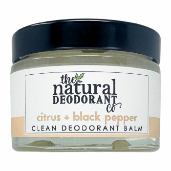 The Natural Deodorant Company Citrus & Black Pepper Balm 55g