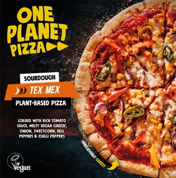 One Planet Vegan Tex Mex Pizza