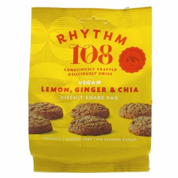 Rhythm 108 Lemon Ginger Chia Biscuits