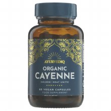 Ayurvediq Organic Cayenne 60 vegan capsules