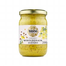 Biona Organic Wholegrain Mustard 200g