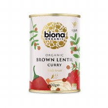 Biona Organic Brown Lentil Curry 400g