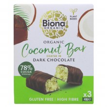 Biona Organic Coconut Bar Dark Chocolate