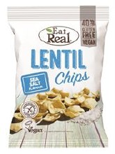 Eat Real Lentil Chips Sea Salt