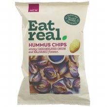 Eat Real Hummus Chips Caramelised Onion and Balsamic Flavour