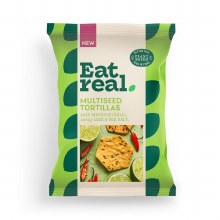 Eat Real Multiseed Tortillas Chilli, Lime & Sea Salt