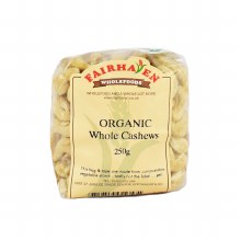 Fairhaven Wholefoods Organic Whole Cashews 250g