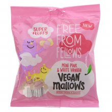 Fellows Vegan Mini Pink & White Vanilla Mallows