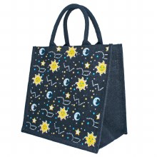 Jute Bag Star & Moon