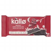 Kallo Organic Dark Chocolate Rice Thins 75g