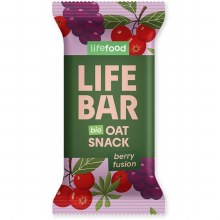 Life Food Life Bar Gluten Free Oat Bar Berry Fusion