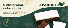 Lovemore 5 Christmas Cake Slices