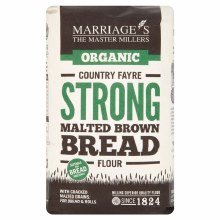 Marriages Organic Country Fayre Malted Brown Flour