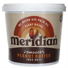 Meridian Smooth Peanut Butter No Salt 1 Kg