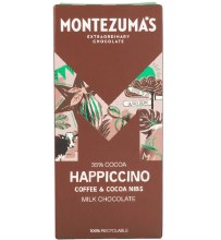 Montezuma's Happiccino Coffee & Cocoa Nibs Milk Chocolate