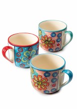 Namaste Hand Painted Ceramic Giant Mug